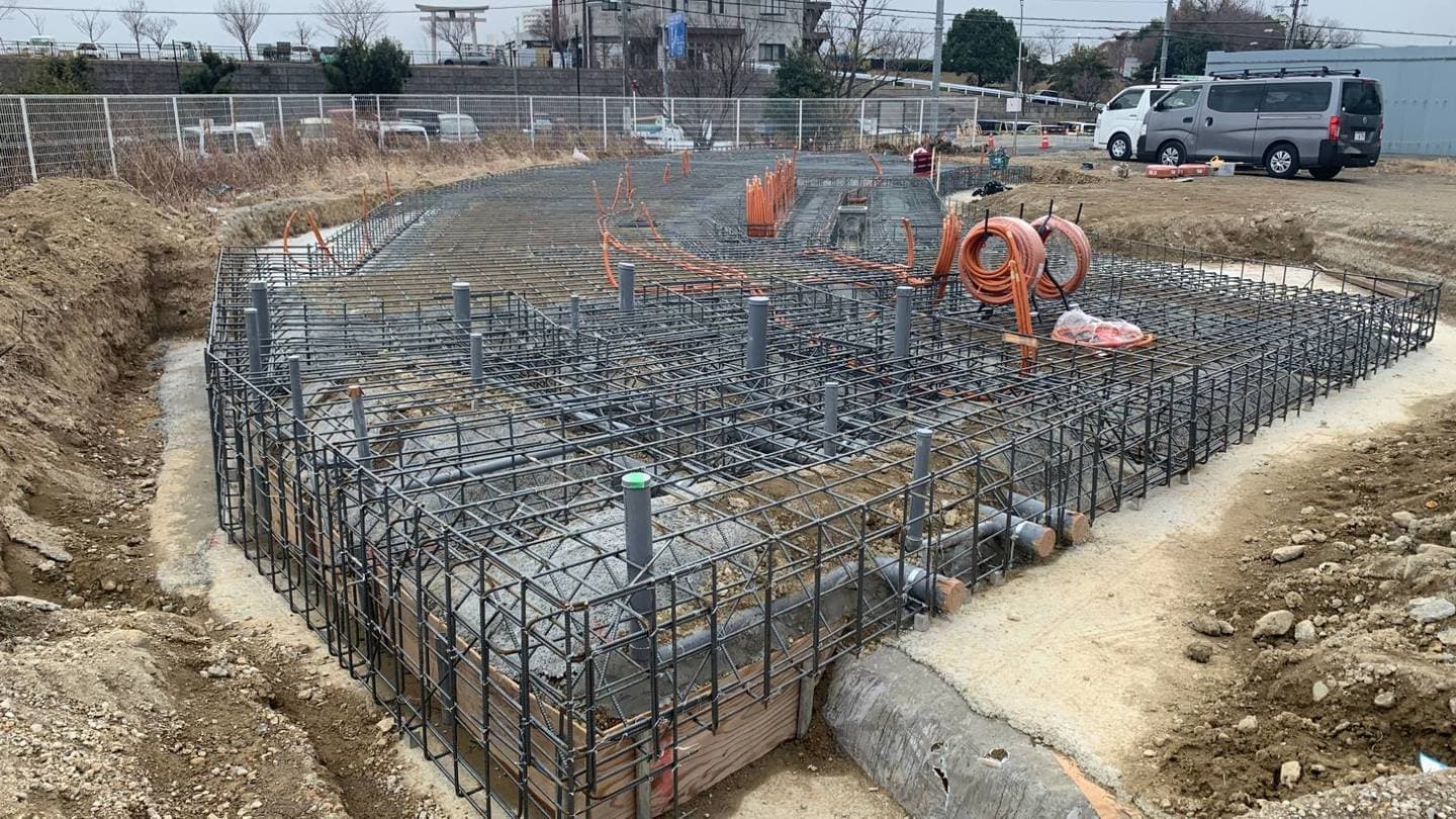 進和設備工業・土間下配管工事